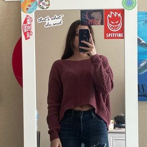 Semi Cropped Sweater